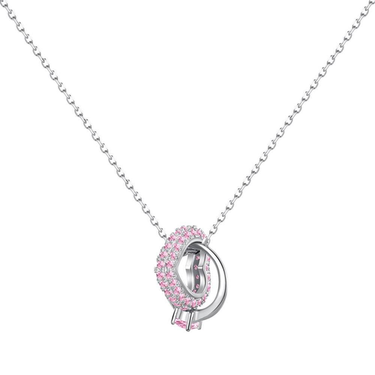 Lunara Luxe 925 Sterling Silver Round Brilliant Cut Zircon Pendant Necklace – Available in Gold or Silver Finish