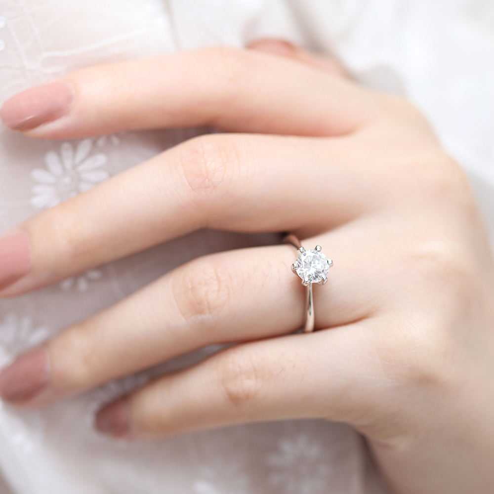 Lunara Luxe 925 Sterling Silver Bowknot Wedding Band with Round Brilliant Cut Zircon – Available in Gold or Silver Finish