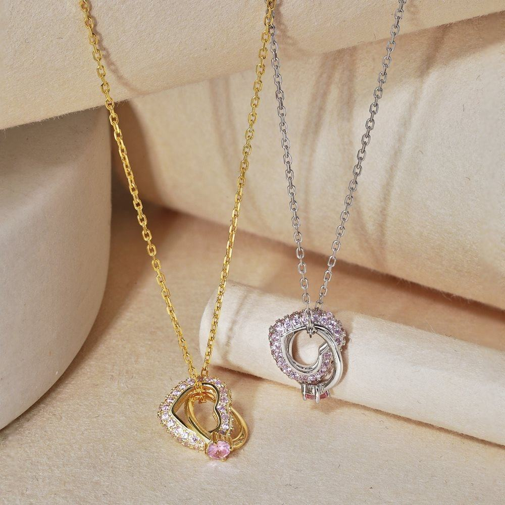 Lunara Luxe 925 Sterling Silver Round Brilliant Cut Zircon Pendant Necklace – Available in Gold or Silver Finish
