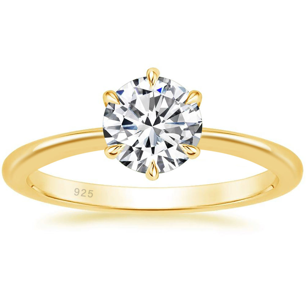 Lunara Luxe 925 Sterling Silver Bowknot Wedding Band with Round Brilliant Cut Zircon – Available in Gold or Silver Finish