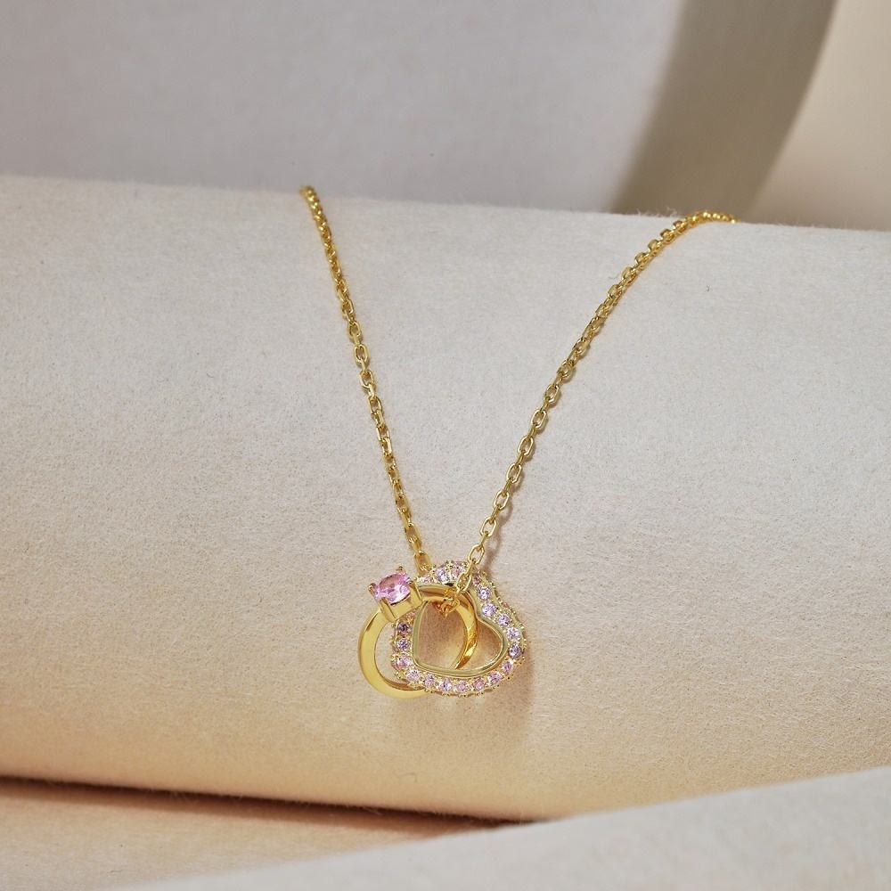 Lunara Luxe 925 Sterling Silver Round Brilliant Cut Zircon Pendant Necklace – Available in Gold or Silver Finish